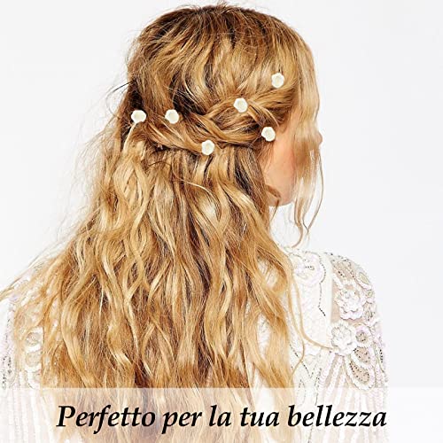 ZOCONE Clip per Capelli di Rosa Fiore, 15 PCS
