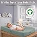 Plush Organic Changing Pad Covers Boy,Girl - GOTS 100% Certified Organic Cotton Changing Table Pad Cover, Baby Nursery Diaper Changing Pad Sheets,Table Contour Pads Liners