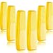 12 Pieces Hair Combs Set Pocket Fine Plastic Hair Combs for Women and Men, Fine Dressing Comb (Yellow)