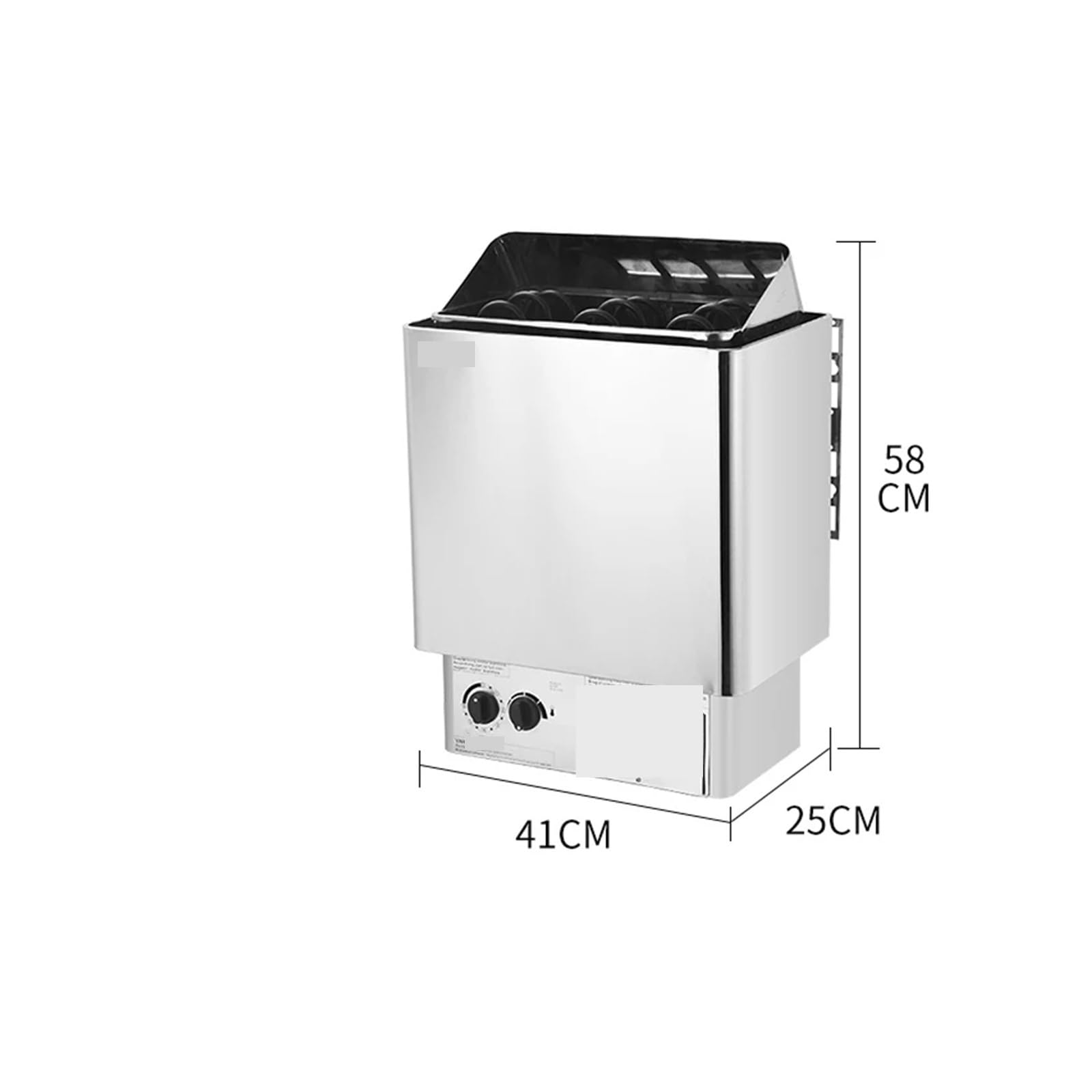 Riscaldatore per sauna, Stufa for sauna Accessori for domestica for sudore e for secco in acciaio inox Piccoli apparecchi for riscaldamento per casa e hotel(4.5k)