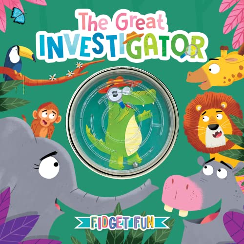 Image of The Great InvestiGator - Children's Sensory Storybook with Touch and Fidget Bead Maze