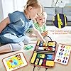 Vlecexs Montessori Rörelsebräda Känt 91 Delar Sensoriska Lärande Leksaker Barn Pojkar Flickor 1 2 3 4 år Utbildning Turism Leksaker Siffror Bokstäver Form Tidig Utbildning Målning #3