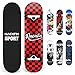 NACATIN Skateboard Komplettboard für Kinder Jungendliche und Erwachsene mit ABEC-9 Kugellager 92A Anti-Rutsch-Glatt und Mute Rad Funboard für Anfänger (Bunt)