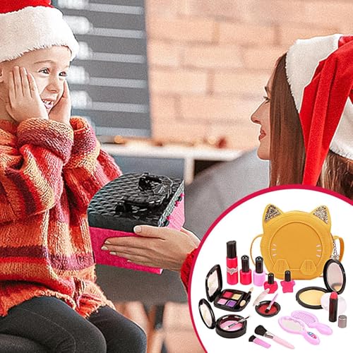 Kit de maquillaje infantil para niñas con sombra de ojos juego de maquillaje divertido 3