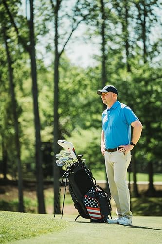 image for Bag Boy HB-14 Hybrid Golf Stand Bag, 14 Way Top with Full Length Indiv