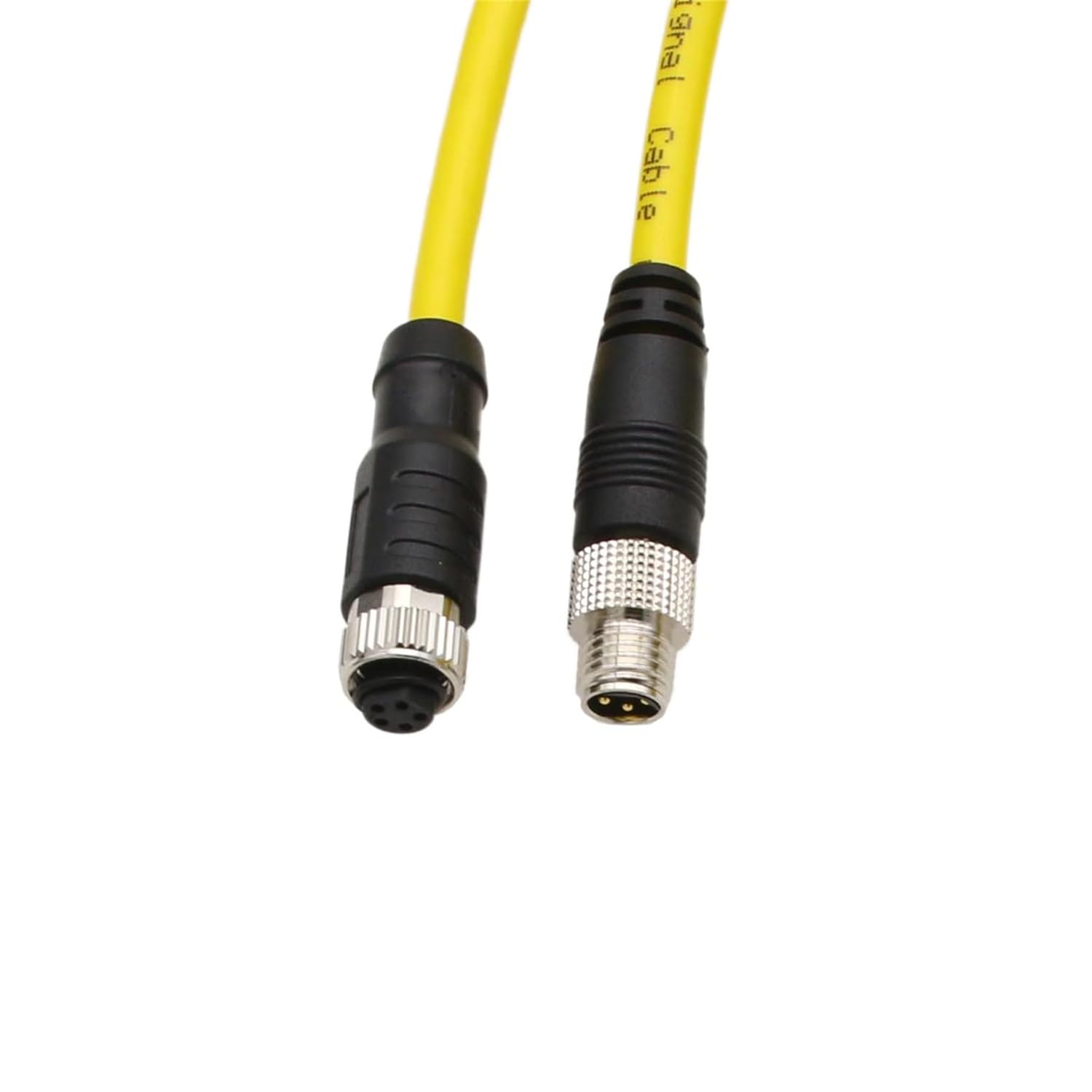 M8 5 Pin Male to 5 Pin Female Cable for Cognex is 632 631 Micro 2000 ISM1050 Vision System Strobe Light Industrial Automation, B-Code, 5m