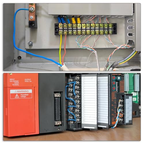 Bornier à vis pas de 9,5 mm à double rangée pour circuits 20A - 5