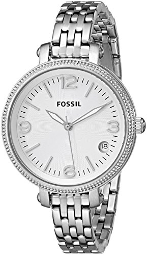 Fossil Heather Mid-Size Three Hand Stainless Steel Watch Es3180
