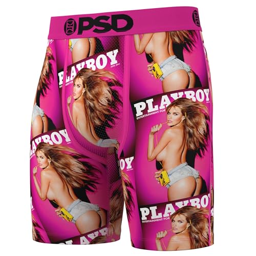 PSD Men's Playboy Jams Boxer Brief, Multi, S