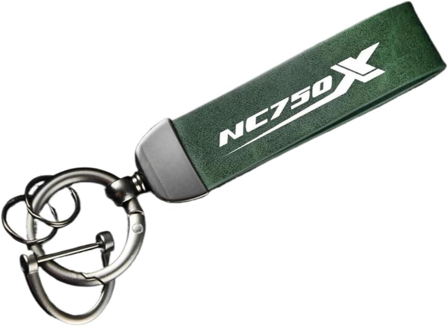 KGAIXN Leather Keychain for NC750X NC 750X 2014-2024 Motorcycle KeyRing Motorcycle Accessories Keychain, Style C