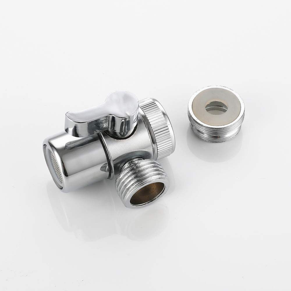 Robinet en Laiton Aérateur de soupape de divertisseur pour lavabo de Cuisine Tap de Salle de Bain Mélangeur de Douche de Salle de Bain Serme de Remplacement Pièce M22 X M24, Bundles A, comme illustré