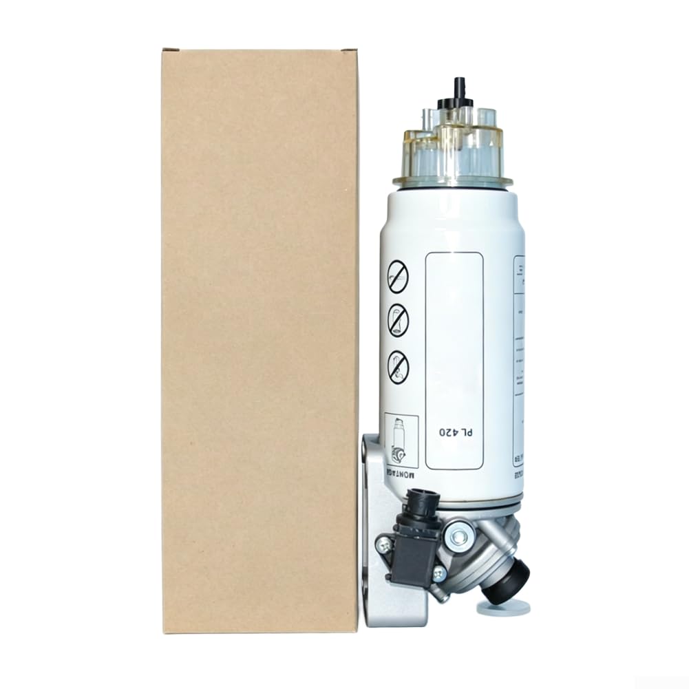 Filtro de combustible diesel con bomba y cartucho de calefacción, separador de agua para PL420, compatible con OEM 51125017260, para camiones y maquinaria de construcción