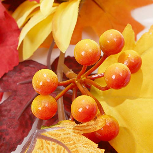 Mazheny 6 Ft Falso Autunno Acero Frutti di Bosco