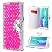Jesiya Luxury Bling Bowknot Crystal Diamond Wallet Flip Case Cover Wallet Case for Apple iPhone 6 plus/ 6s plus 5.5inch