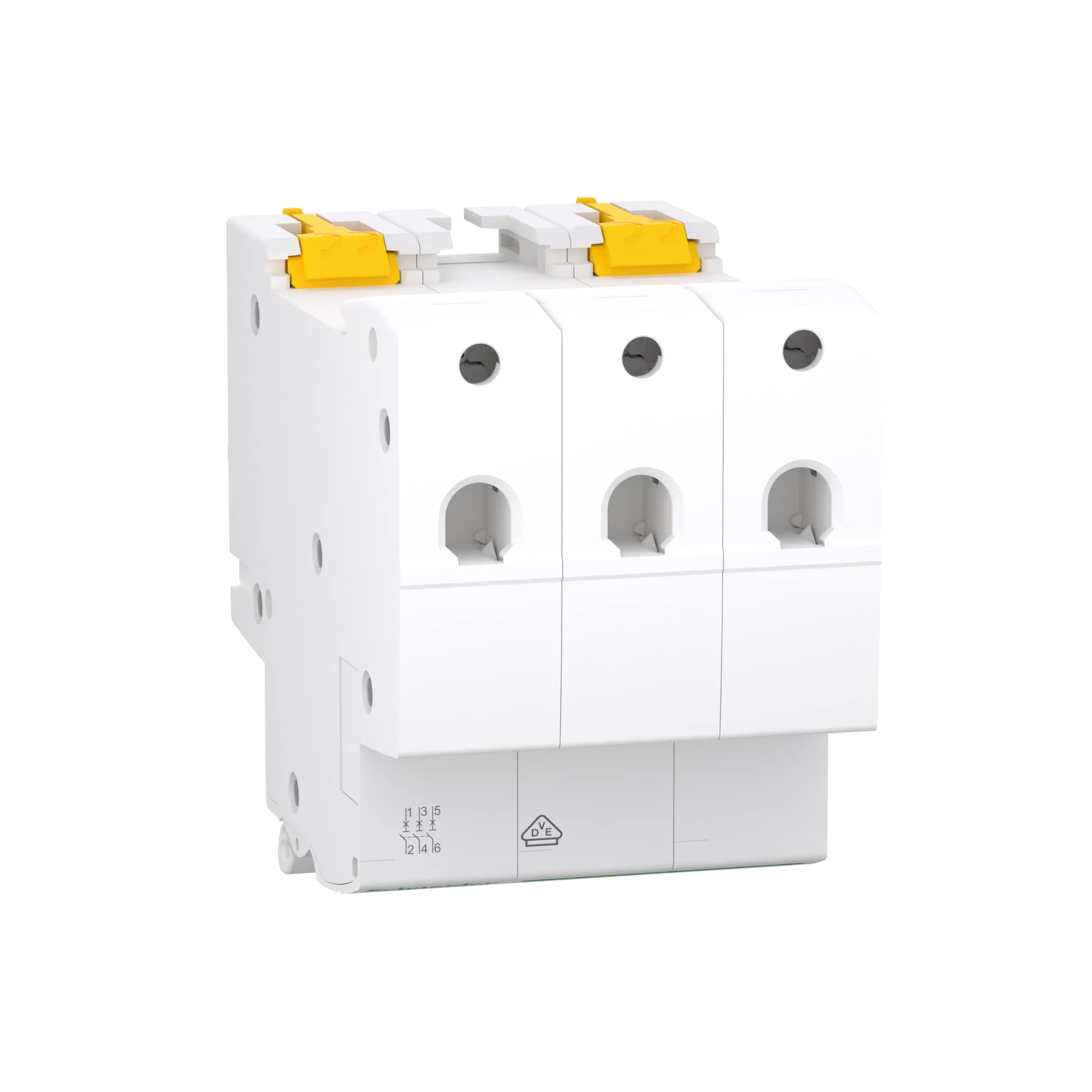 Schneider Electric Disyuntor RESI9 3P 16A C 6KA, R9F24316, 3 polos