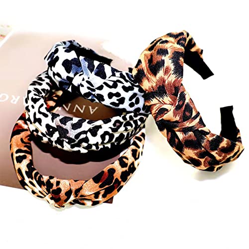 Women Hair Headbands, Fashion Knot Turban Hair Bands Women Fashion Headband For Workout Gym Yoga Running Black White, One Size #TOP2