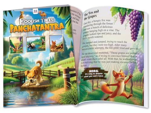 Image of Panchatantra Story Book in English - Story Book for Kids (Set of 10 Books) | Premium Quality Moral Story Book by Pandit Vishnu Sharma | Two Brothers Publications