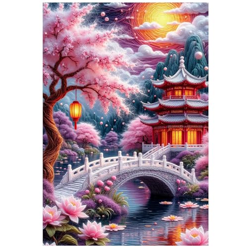 KUFWKEY Landscape DIY Diamond Painting Kit