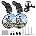 Zacro 2pcs Espejo Retrovisor de Bicicleta y Timbre para bicicleta 1pcs, 360° Adjustable para Bicicleta Manillar, Espejor Rotativo Universal y Seguro, para Carretera Montaña/Bicicleta Plegables/ Urbana
