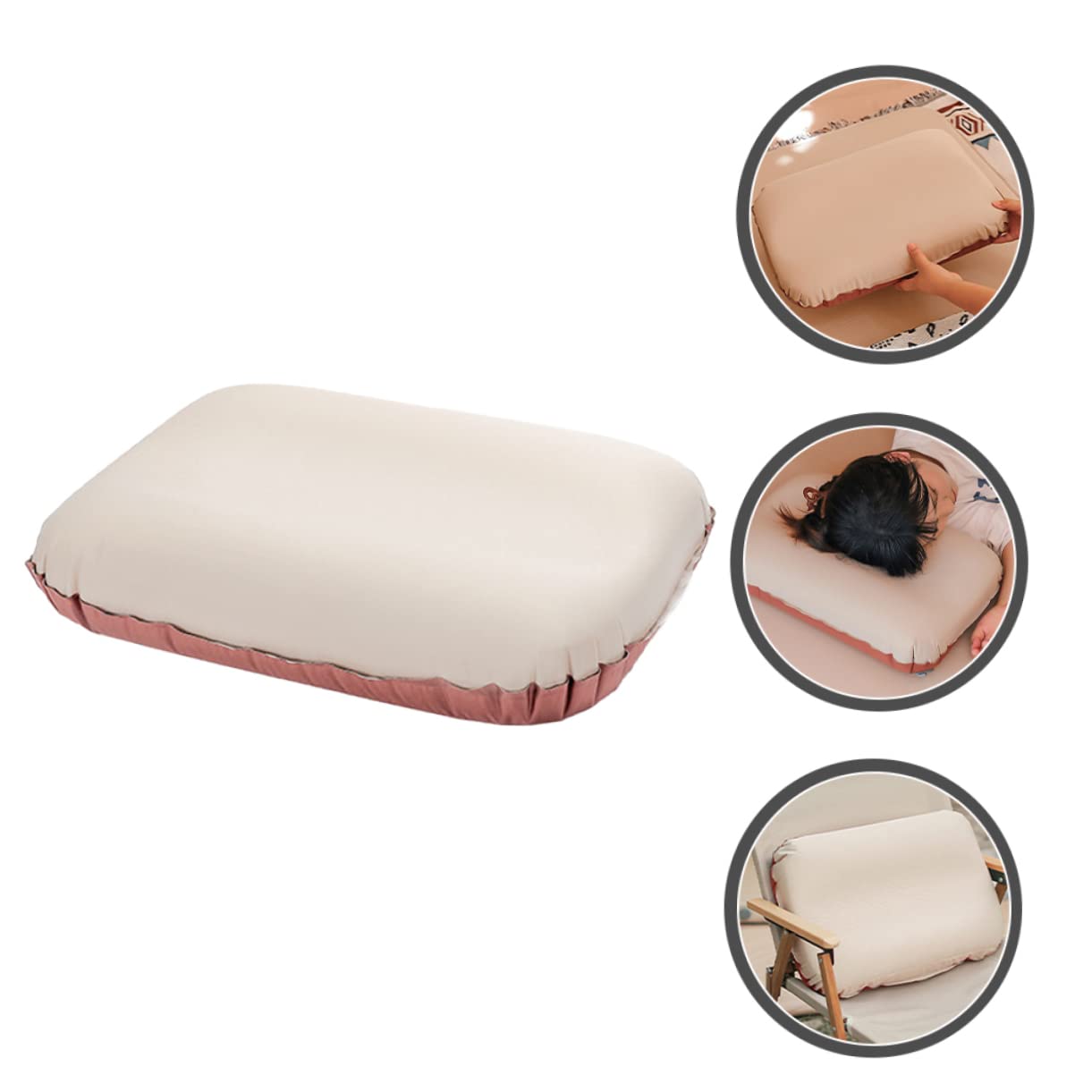 Didiseaon Cuscino Gonfiabile Portatile Per Cuscino Ergonomico Autogonfiante e Facile Trasportare e Riporre