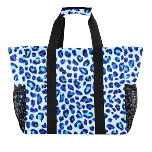 Sac de plage léopard imperméable grand format idéal pour vos vacances au bord de l'eau