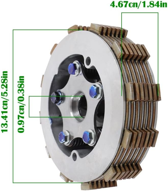 Clutch kit Center Inner Hub & Outer Pressure Plate for Yamaha Warrior 350OEM Genuine Replacement
