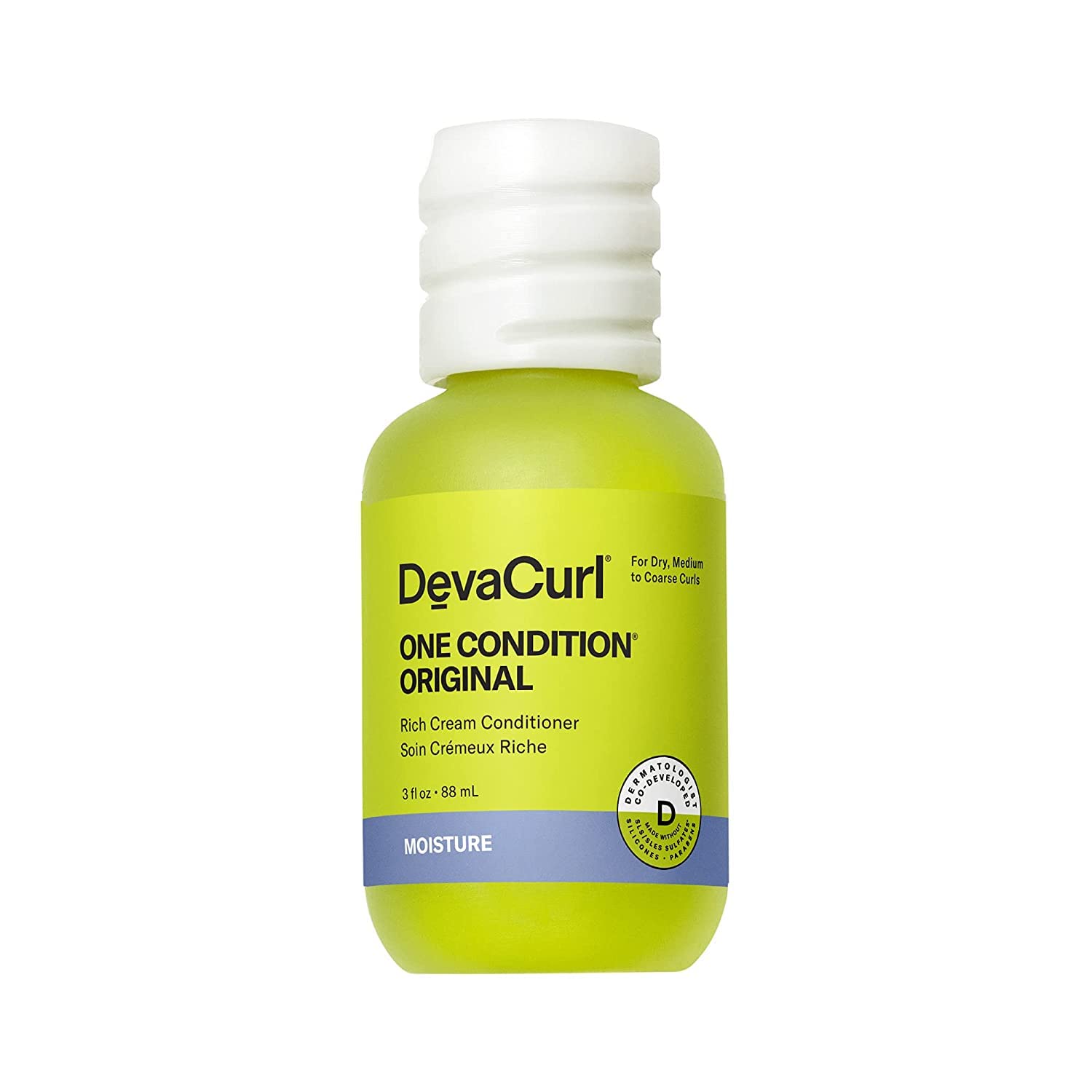 DevaCurl One Condition Original Rich Cream Conditioner | Control and Reduces Frizz | Fights Tangles | Leaves Curls Nourished