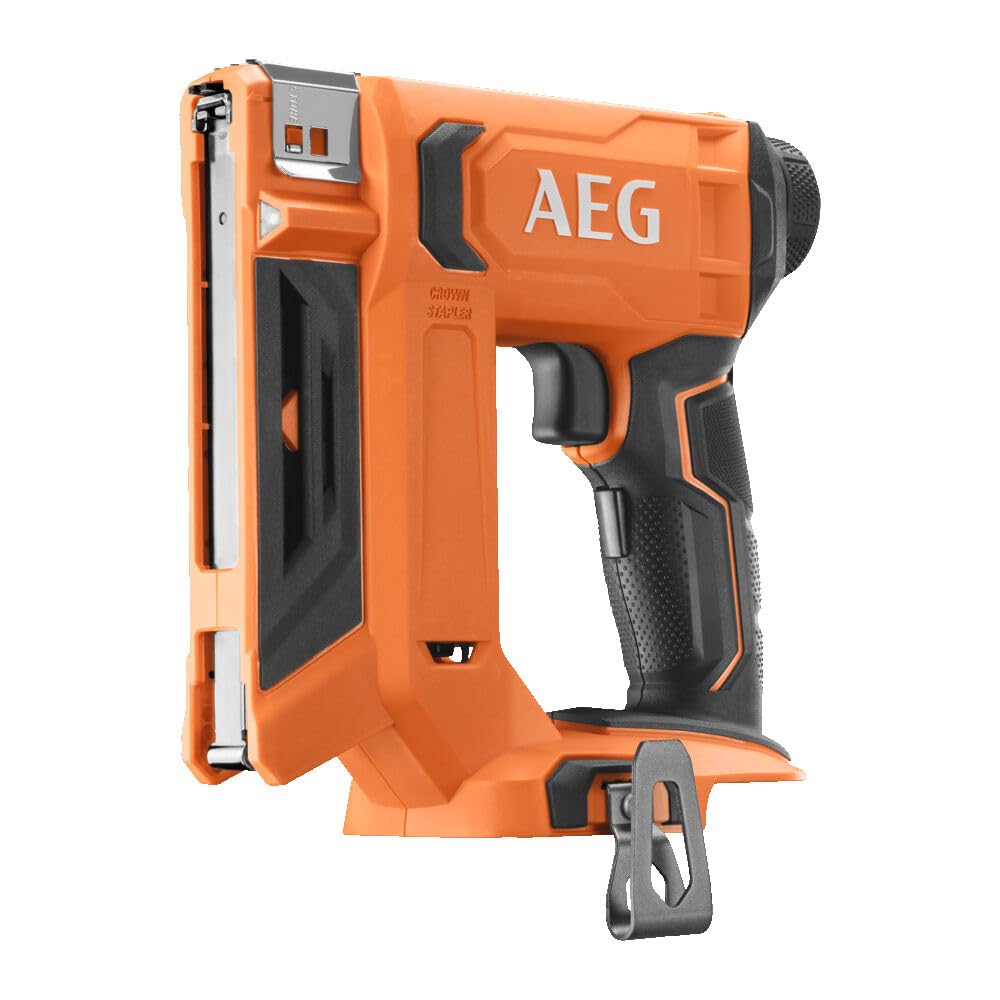 AEG B18CS10-0, agrafeuse sans fil 18V, agrafes 10 mm dos, hauteur 6,4-14,5 mm