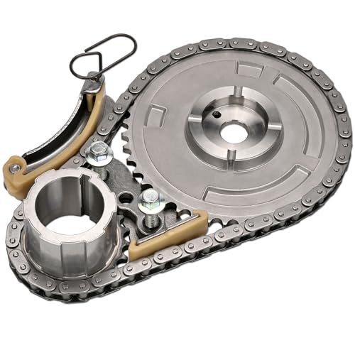 LS Timing Chain Kit w/Tensioner Fits 4.8L 5.3L 5.7L 6.0L 6.2L V8 Engines - LS1 LS2 LS3 L99 LS4 LQ4 LSA L76 L77 Compatible with Chevy GMC Silverado 1500 Tahoe Avalanche Express Suburban Sierra Yukon