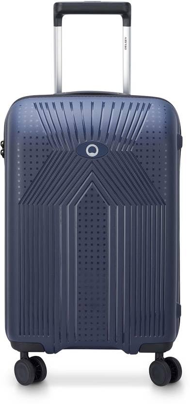 Front view of DELSEY PARIS ORDENER luggage with telescopic handle extended