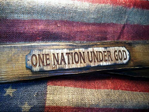 American Flag, Rustic Usa Flag Wall Decor, Custom Handmade Artwork Painted On Distressed Old Burlap & Wood, Personalized Gifts #TOP6