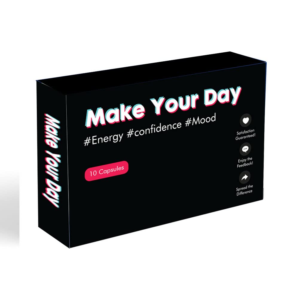 Make Your Day, Confidences, Mood, Energy Supplement, 10 Capsules