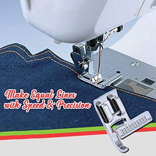 image for Jinjin Sewing Machine Presser Feet Walking Foot Left Edge Guide Singer