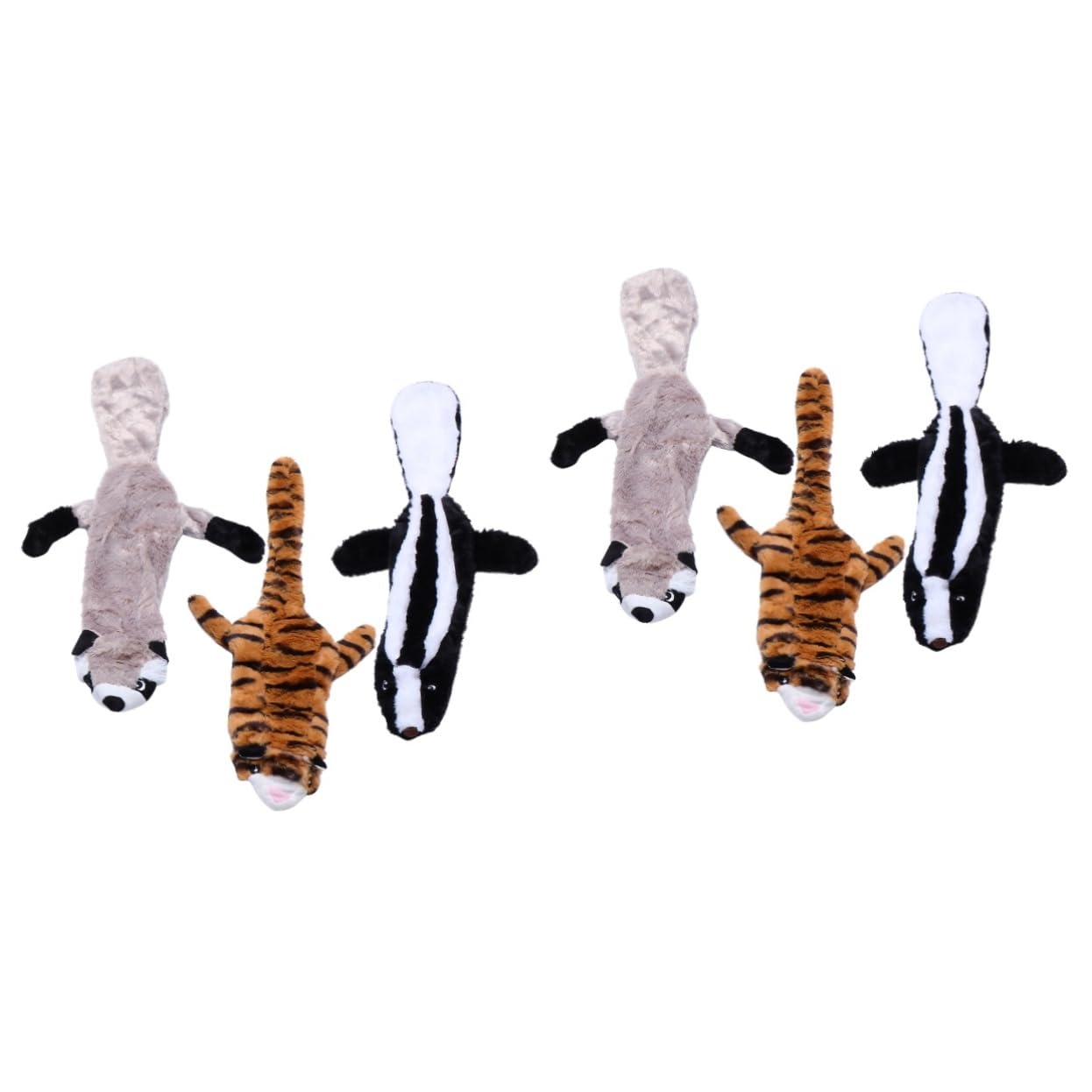COLLBATH 6 Piezas Juguete Molar de Felpa Juguete para Mascotas Juguete para Masticar Perros Juguetes de Peluche Juguete para rechinar los de Perro Juguete de Peluche para Mascotas