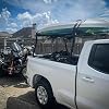 YZONA Universal Truck Bed Ladder Rack, Non-Drilling, 900 LBS Load Capacity, Fit Most Truck Bed Ranging from 53 to 68 Wide, Extendable Heavy Duty Steel Cargo Rack for Kayak, Surfboard, Lumber, Ladder