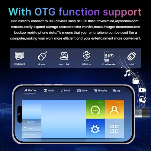 Olåst Smartphone 6,6 Tum, 4GB RAM, 64GB, Dual Camera, Svart