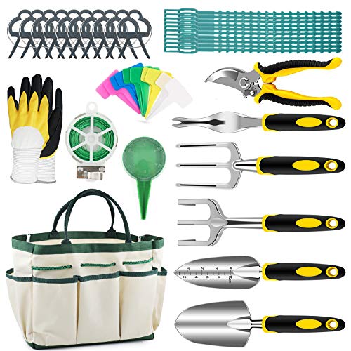 Victarvos Set di Attrezzi da Giardino, 40 Pezzi Utensili da Giardino...
