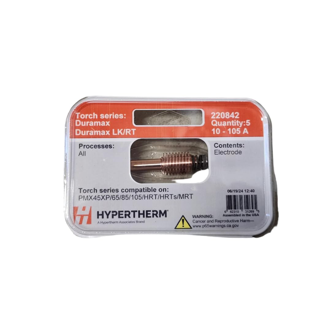 Amazon.com: Hypertherm 220842 Electrode, Duramax and Duramax Lock