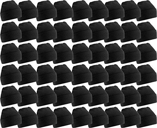 Image of YACHT & SMITH Winter Beanies, Bulk Cold Weather Thermal Warm Stretch Skull Cap, Mens Womens Unisex Hat