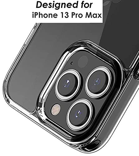 Image of Soft Flexible Silicone Back Cover Compatible with iPhone 13 Pro Max, Transparent Case