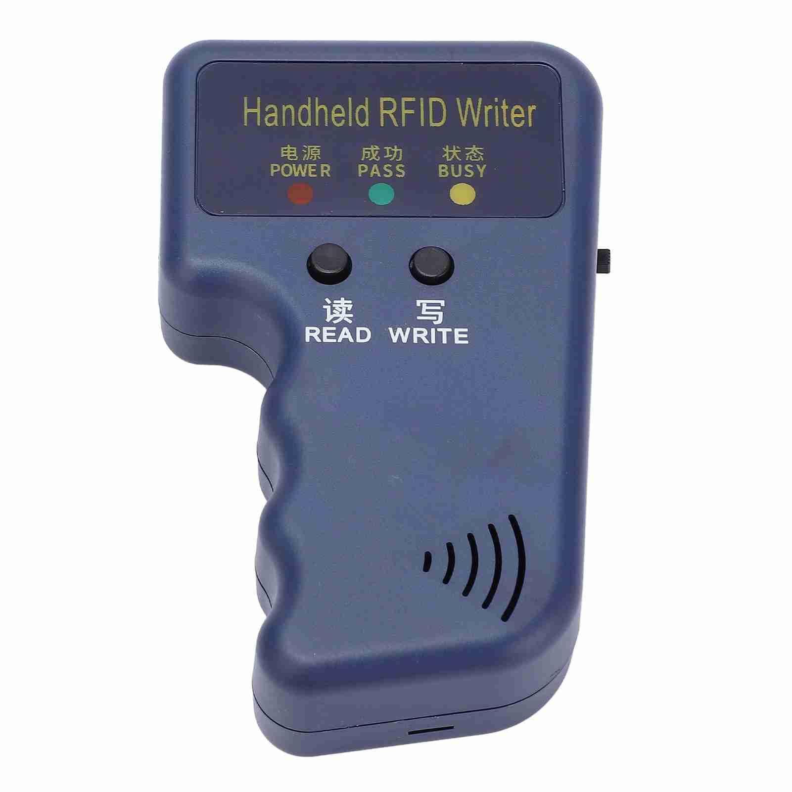 Handheld RFID ID-Kartenkopierer, Handheld Writer Duplicator + 6 beschreibbare Tags + 6 Karten, RFID Copier ID Card Reader Writer Duplicator, Geeignet für Community, Schule, Büro
