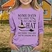 Teen Girls 3/4 Sleeves Halloween Tops Casual Crewneck Trendy Bat Blouse Shirts for Toddler Girl (Purple, 10-11Years)