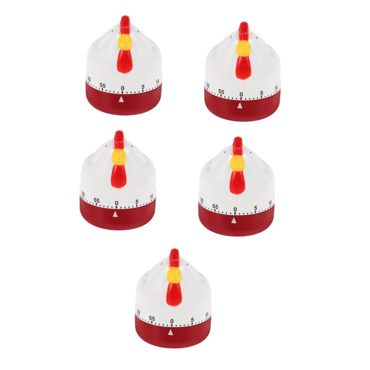 BESTOYARD 5stücke Küchenmechanischer Timer Im Tierdesign Tragbares Kochwerkzeug Für Präzises Timing Für Backen Kochen Und Üben Batteriefrei Und Einfach Zu Bedienen