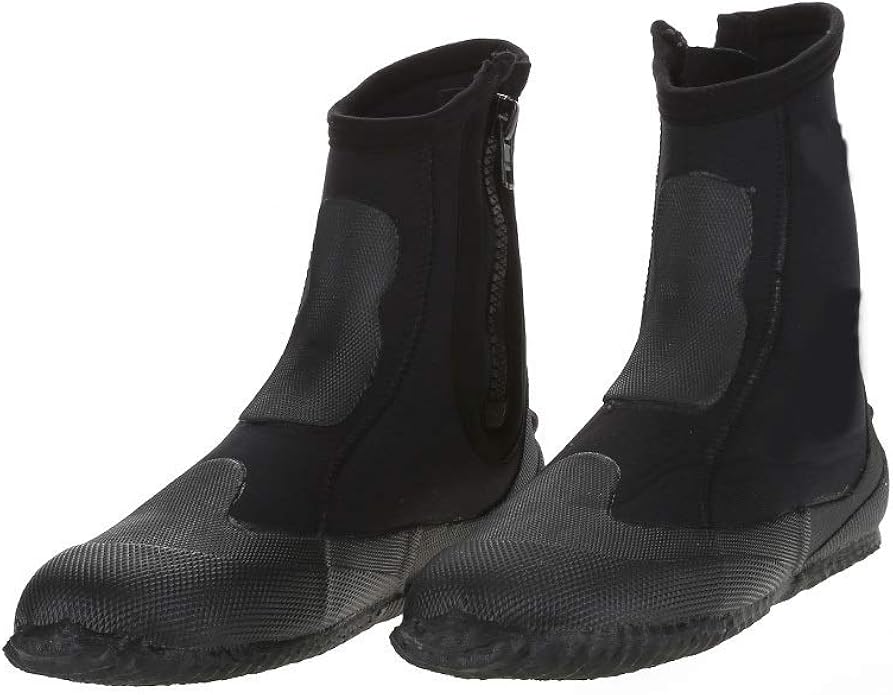 Diving Boots, 1 Pair 5mm Neoprene Scuba Diving Snorkeling Long Boots