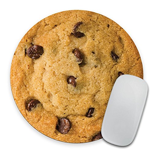 Giant Chocolate Chip Cookie - Circle Mouse Pad - Mousepad - Funny - Coworker Gift Teacher Gift