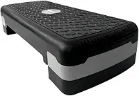 Step Ajustável para Exercícios Funcionais – Plataforma Antiderrapante, 2 Níveis (12 cm / 15 cm), 70 × 30 cm, Polietileno