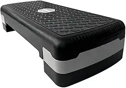 Step Ajustável para Exercícios Funcionais – Plataforma Antiderrapante, 2 Níveis (12 cm / 15 cm), 70 × 30 cm, Polietileno