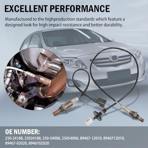 Sensor de Oxígeno 2PCS Compatible Corolla 2009-2010 miniatura 2