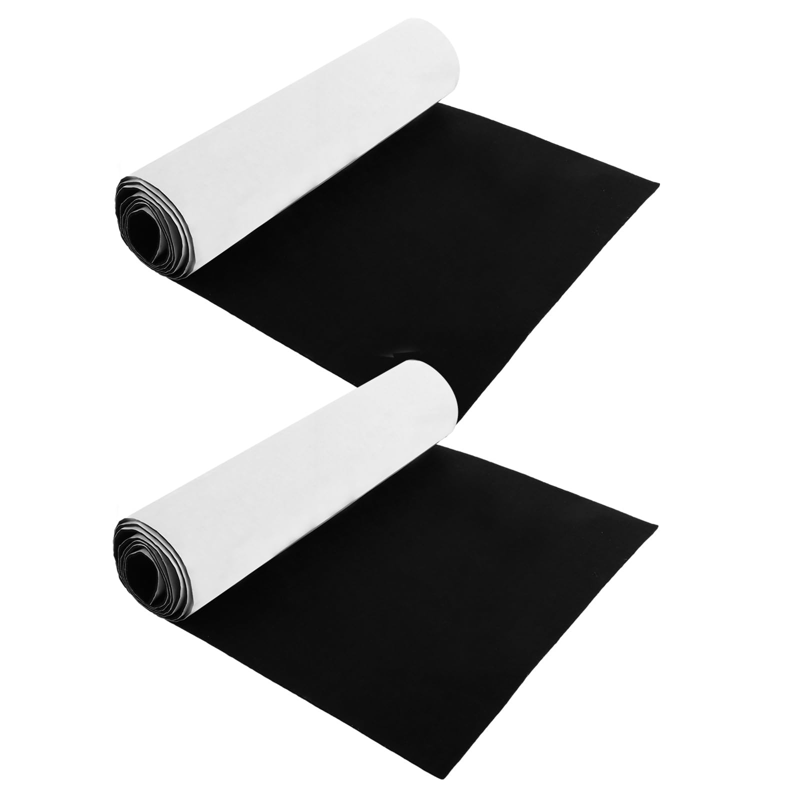 Feutrine noire autocollante épaisse 2mm rouleau premium pour fond de cadre photo et vitrine