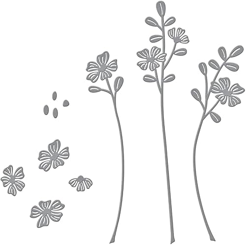 Miniatura 4 de Spellbinders Troqueles grabados con flores selladas, uno